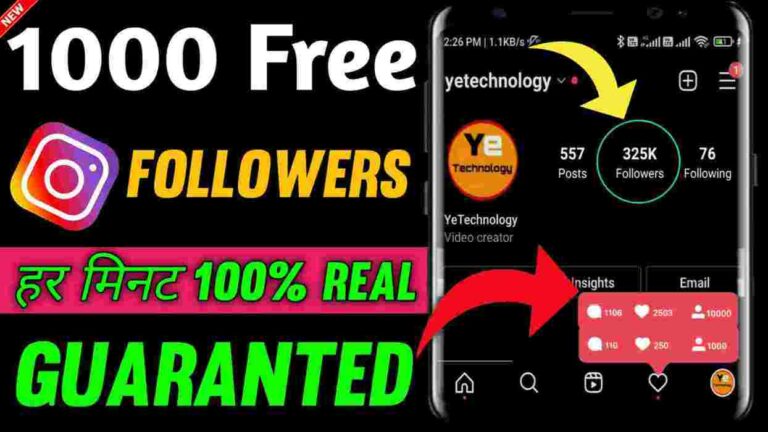 Follow Tica Apk-Gain 10K Real Followers Instagram Par Day