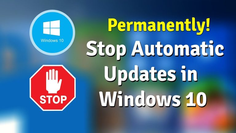 How To Turn Off Auto Updates in Windows 10 PC 2023