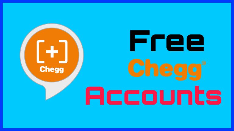 (Working) 50+ FREE Chegg Accounts & Password [October 2023]