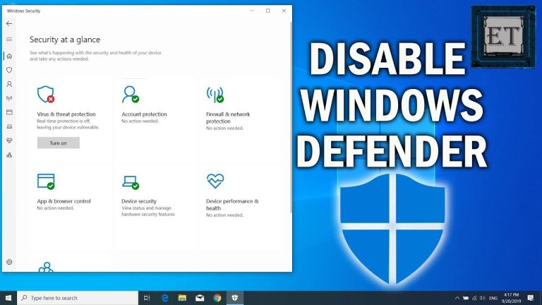 How to Turn Off Antivirus on Windows 10 PC [2023]