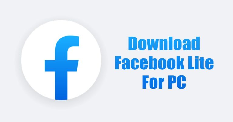 Download Facebook Lite on Android and Windows 10 PC