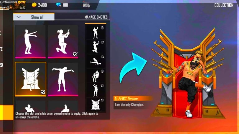 List of All the Emotes in Free Fire in 2023