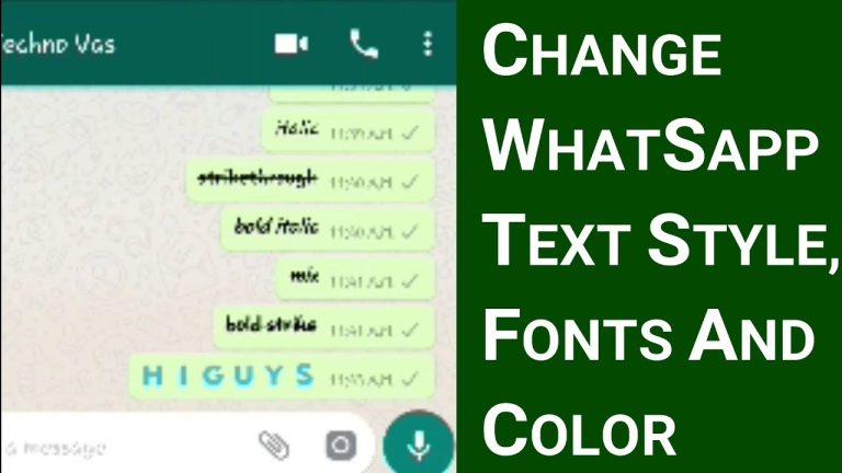How To Change Font Colour Of WhatsApp Chats And Status 2023